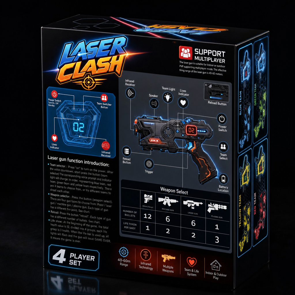 NEON™ LASER TAG BATTLE SET